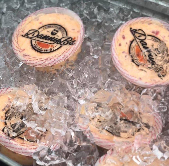Danny B's tubs chilling on ice