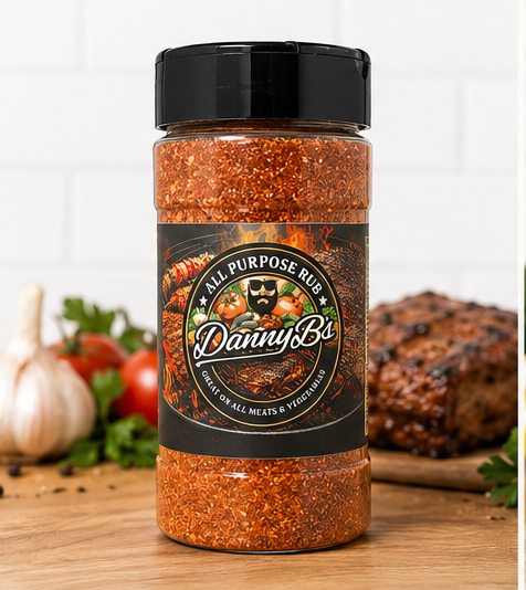 Danny B's All Purpose Rub jar