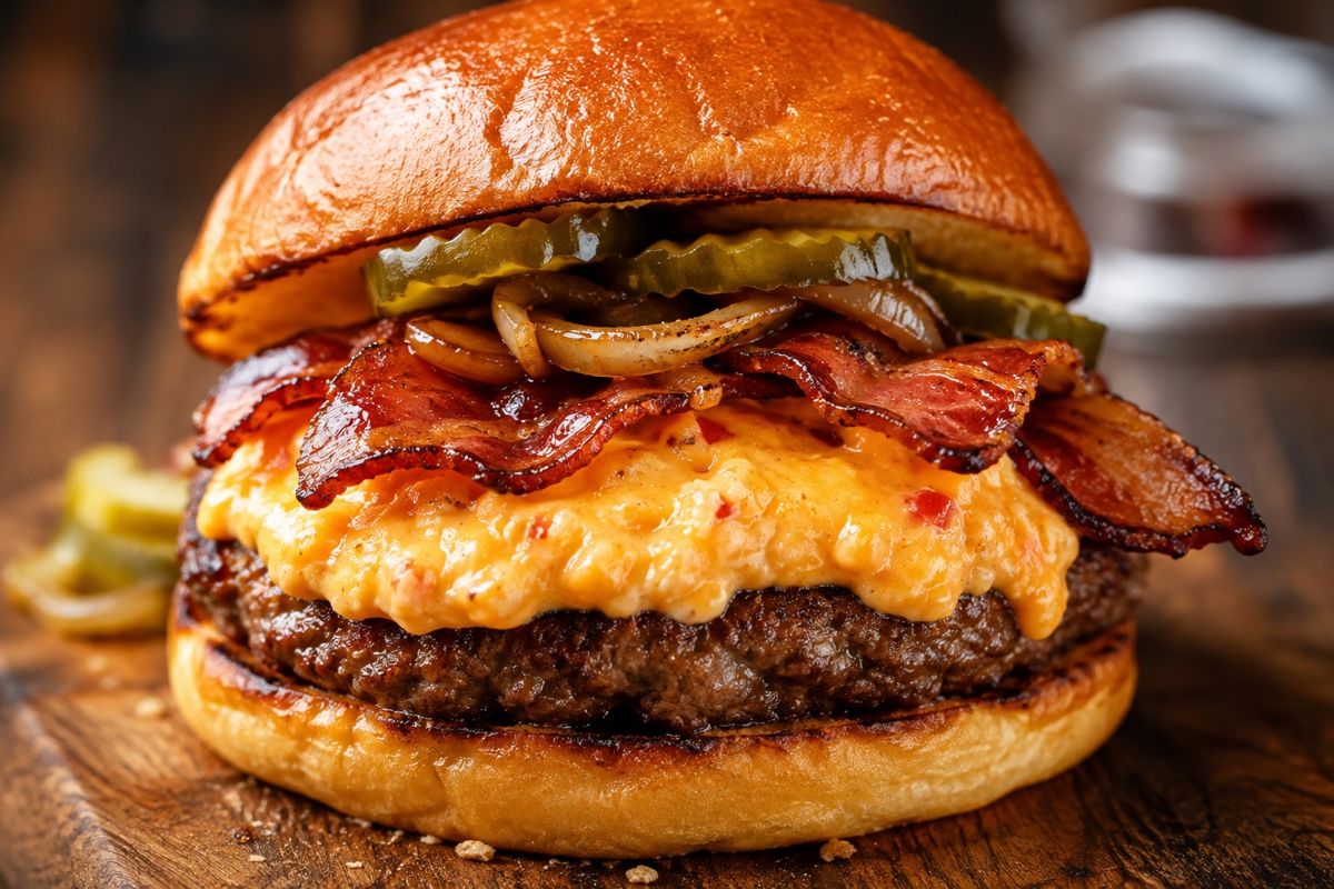 Danny B's Ultimate Pimento Cheeseburger